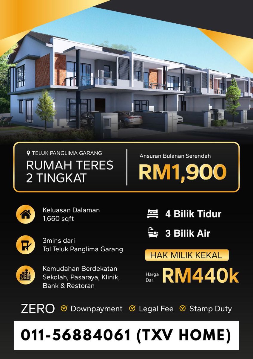 Rumah Landed Selangor tweet media