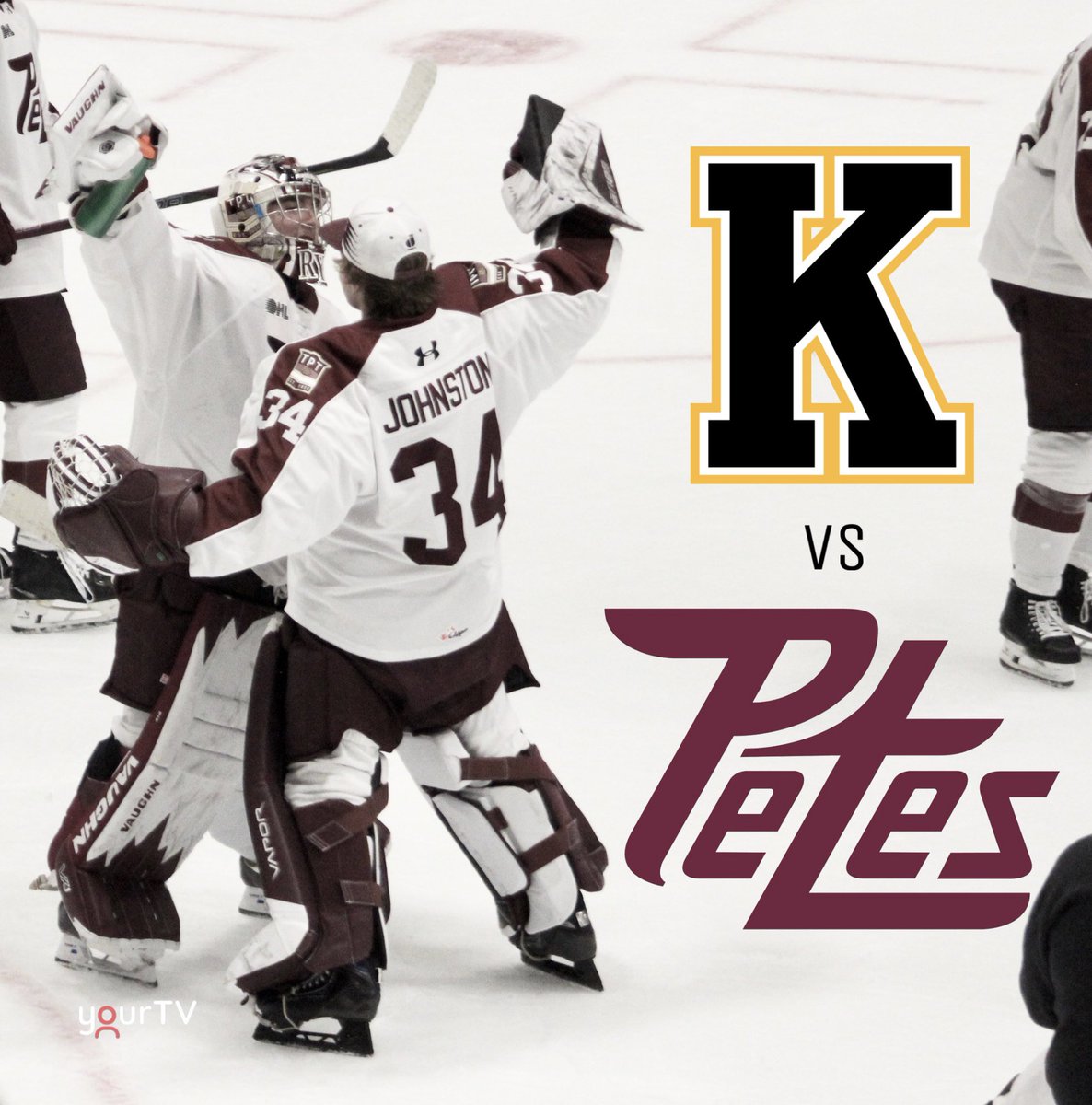 GAME DAY! 

The Kingston Frontenacs are taking on the Peterborough Petes at 7PM 🔔

Don’t forget to tune in 📺
