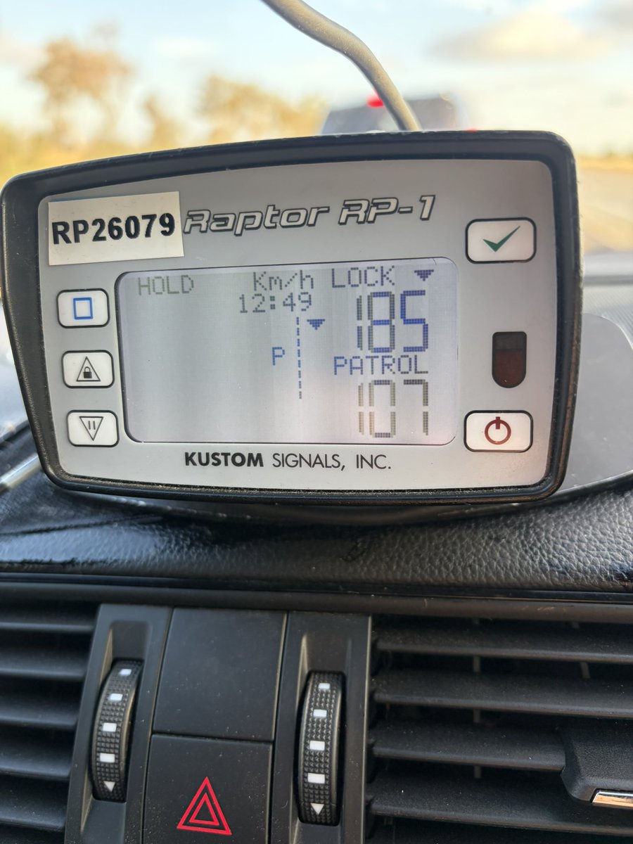 🚔🚔 Some people just don’t get it! 🚔🚔

Officers from the MWG Traffic Unit detected this hoon travelling on Brand Highway near Eneabba!

This persons vehicle will be impounded and they will be charged with reckless driving! 75km over the limit! No excuse!

#FB #SlowDown