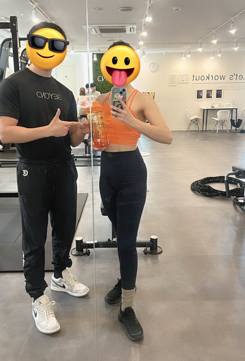 今日もジムいってきたよ 筋トレたのしい💪( ˙꒳​˙💪 )