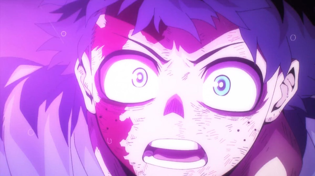 I love that the anime never shied away from using bold vibrant colors and thicker lines when it’s needed! It’s a nice touch! #MyHeroAcademia #BokuNoHeroAcademia #heroaca_a