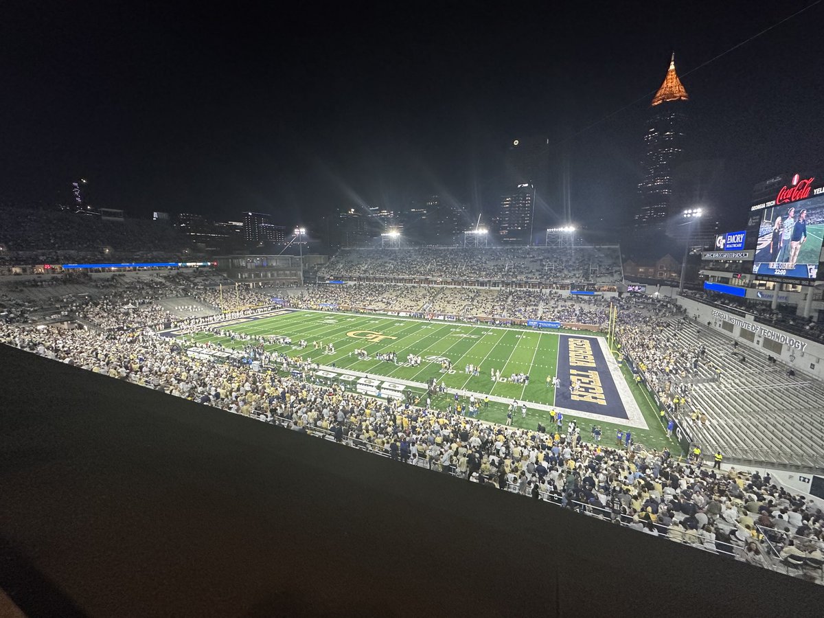 Senior night on the Flats for ⁦<a href="/GTFootball/">Georgia Tech Football</a>⁩