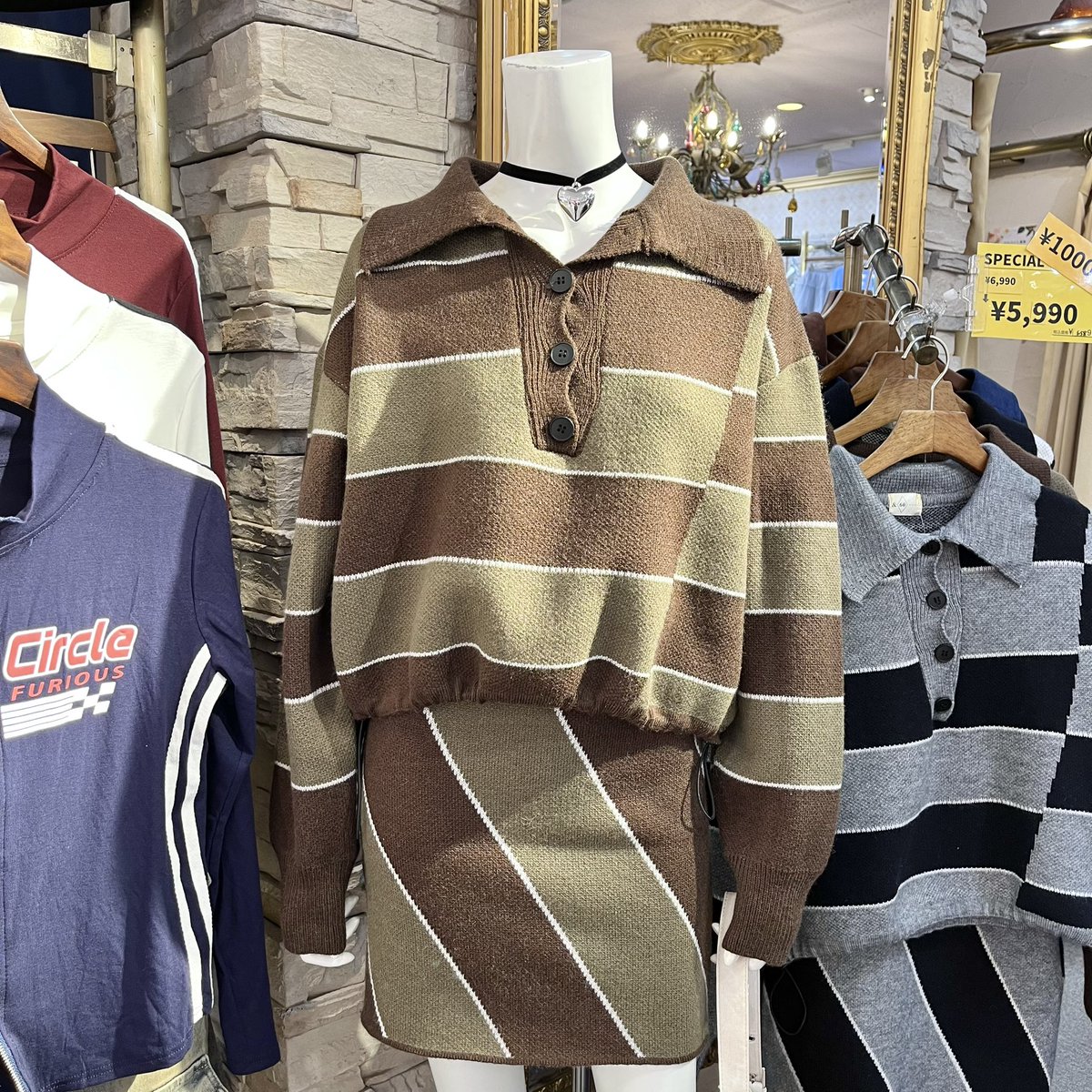 SHIBUYA109NET's tweet image. SHAGADELICのマネキンコーデ🧶⸝꙳.⋆

ラフなのにスタイル盛れちゃう優秀アイテム🤎

✔︎︎︎︎ B1F SHAGADELIC