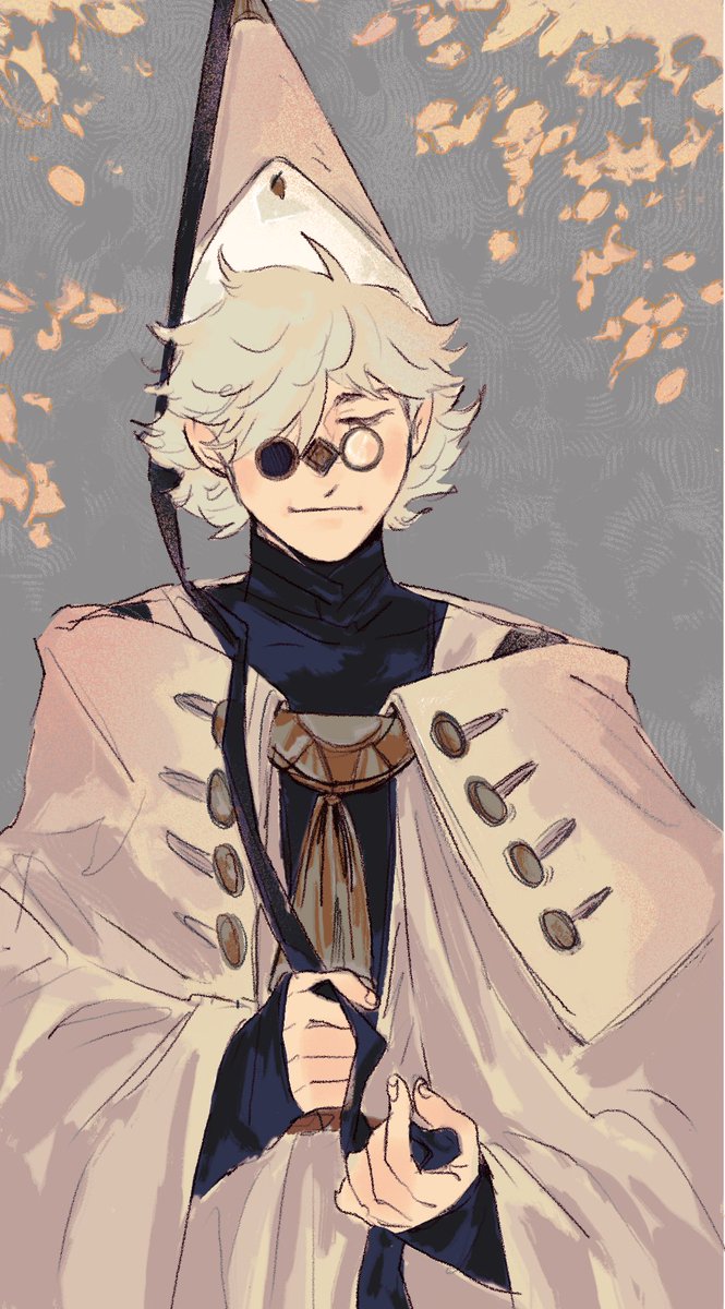 qifrey fidgeting with (olruggio's) ribbon is now my favorite thing and I will be drawing more of it