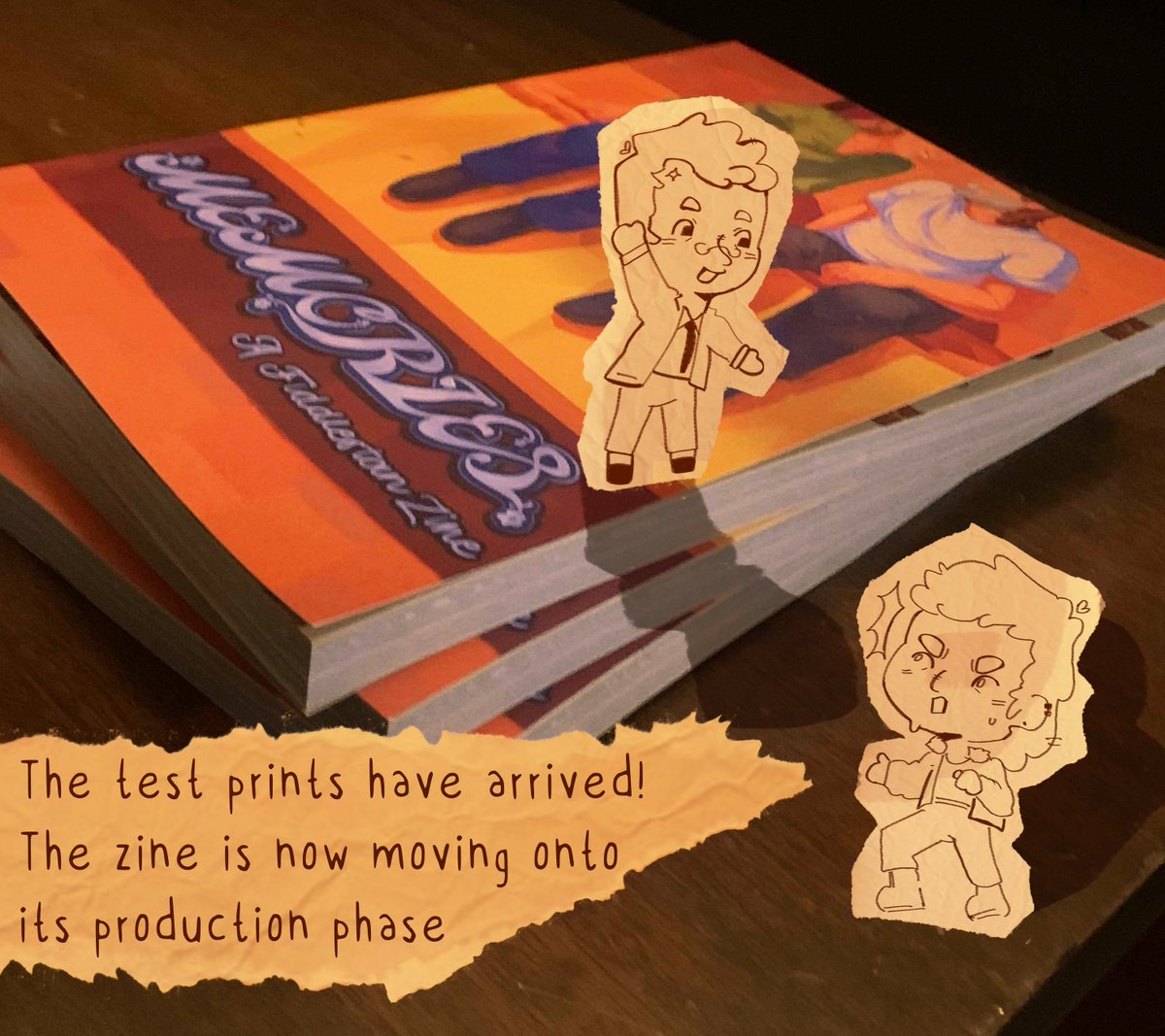 ZineMemories's tweet image. Hello there! We are happy to announce that the production stage has now begun. We recently received the test copies of the zine and everything looks amazing. Stay tuned for more updates!
#fiddlestan  #stanleypines #fiddlefordmcgucket