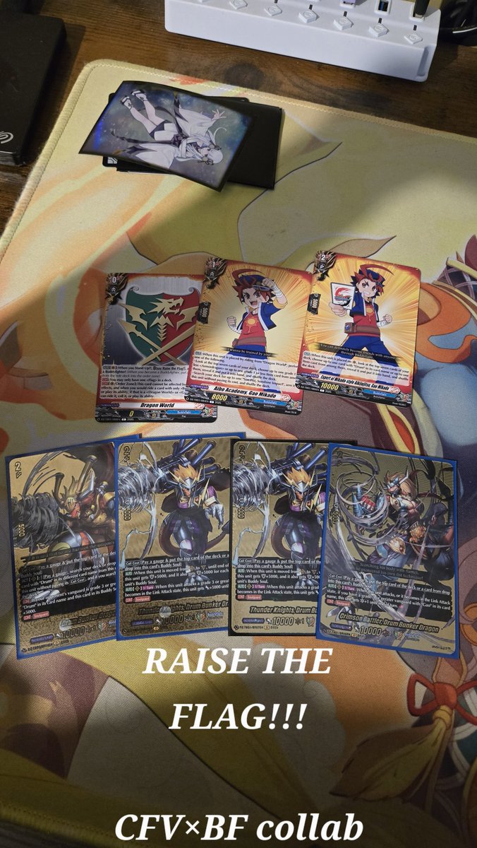 So happy Caddfight doing a Buddyfight collab set! This gonna be so fun!