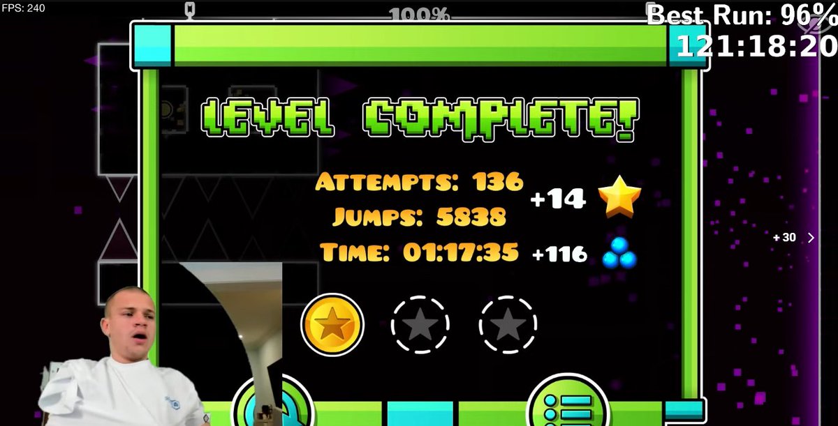 ItsEvilLarry's tweet image. JYNXZI HAS FINALLY BEATEN CLUBSTEP!!! #Geometrydash