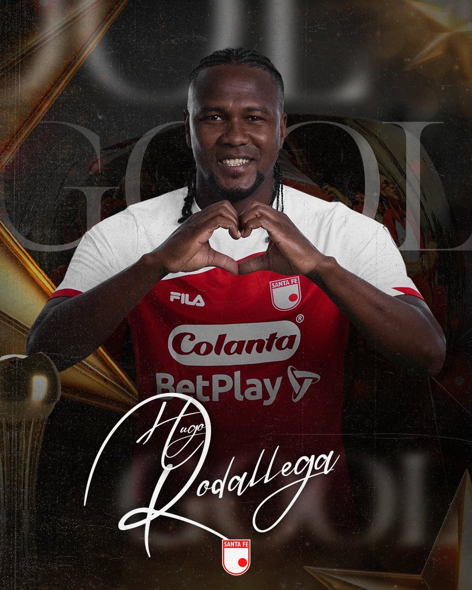 DazaOmega's tweet image. Hugo Rodallega se convierte en el segundo jugador en la historia de Independiente Santa Fe en hacer un poker y un hat trick en un mismo año calendario.

El primero fue Wilson Morelo en 2018 (Poker a Jaguares, Hat Trick a Millonarios)