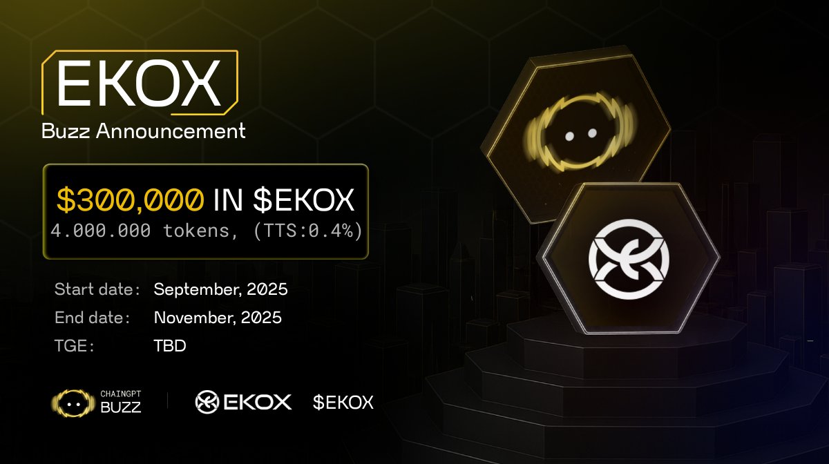 Yusufmu54401695's tweet image. #EKOX! 🌐 A next-gen restaking protocol that&apos;s not just about staking but maximizing yields with simplicity and flexibility. exETH, users stay in control of their capital while earning more. 🔗 @ekoxofficial #chaingpt $EKOX 
pad.chaingpt.org/pools/ekox