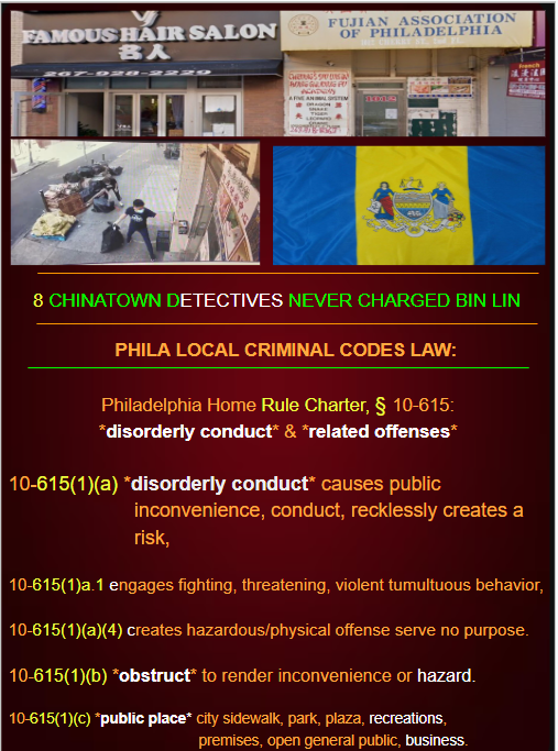 LM04121977's tweet photo. 8 Certified Phila Chinatown Detectives drafting false events on police affidavit. All US Citizens rights automatically evaporated, 4 year litigation,
Title 37 Pa. Code Sec. 203.1 *definitions*.   "I do solemnly swear (or affirm) that I will support, obey and defend https://t.co/JDKSevx45r