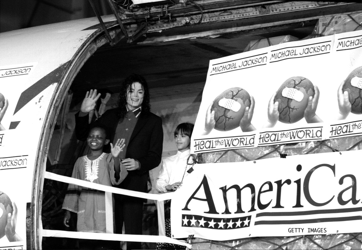 michaeljackson's tweet image. On this date in 1992, Michael Jackson’s Heal The World Foundation, and Americares organized a $2.1 million airline charter with relief supplies to address the needs of the children of Sarajevo in war torn Bosnia Herzegovina. #MJHumanitarian