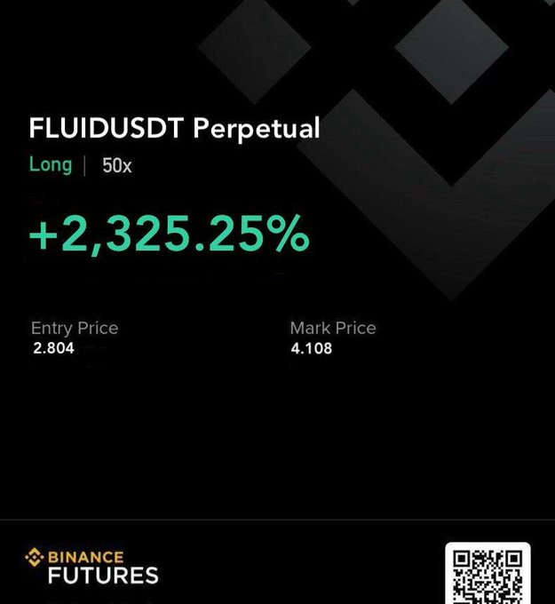 Chain_vest101's tweet image. #FLUID  FLYING TO THE MOON AS ANALYSED

Congratulations to  all VIP members that took this trade with us

Profit made: 2,325.25%

Our goals is providing splendid signals to all premium subscribers

#bitcoin #crypto $BTC $ETH #altcoin #trading #signal
t.me/+ijjGNKj1ibYyZ…