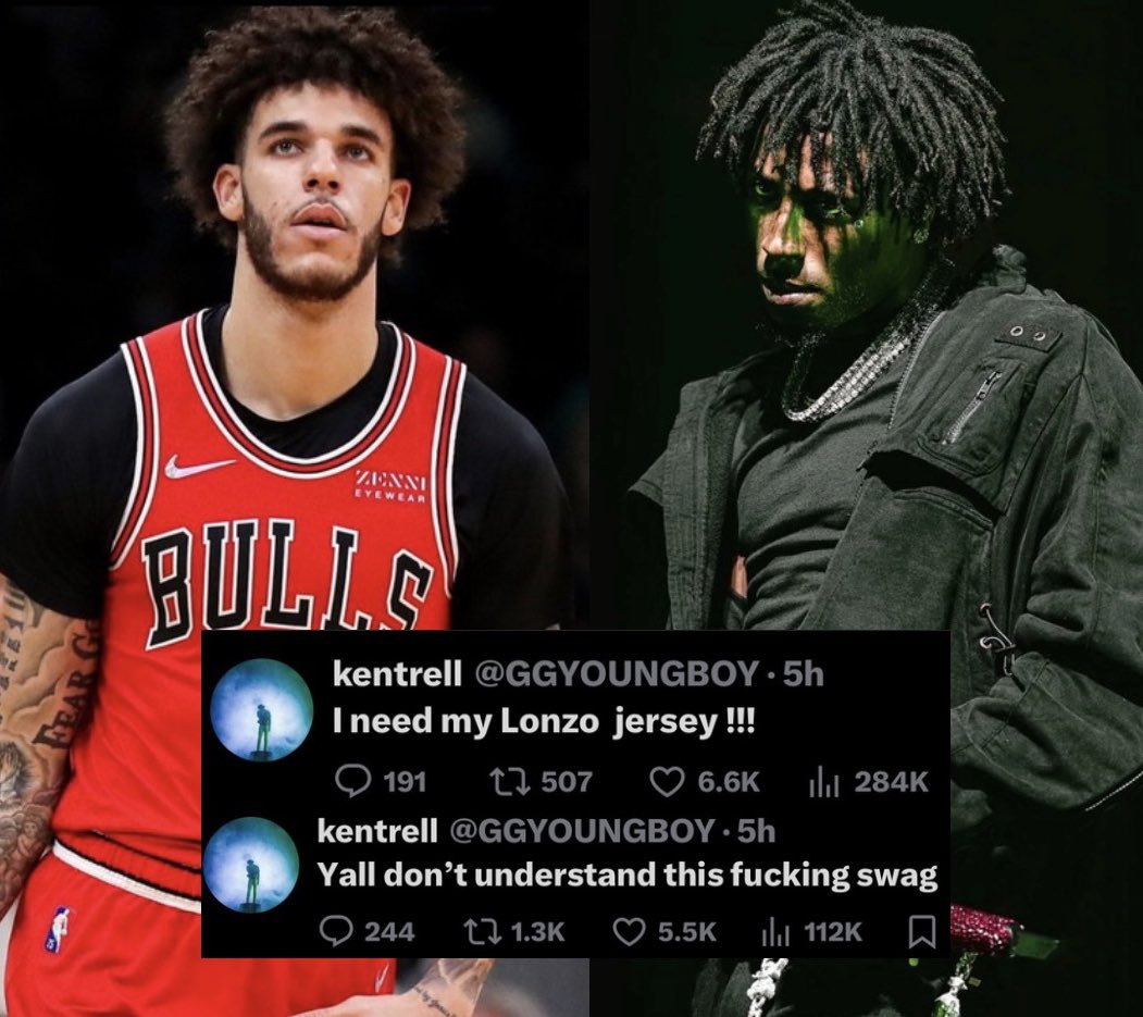NBA YoungBoy showing love to Lonzo Ball on X today 👀🔥