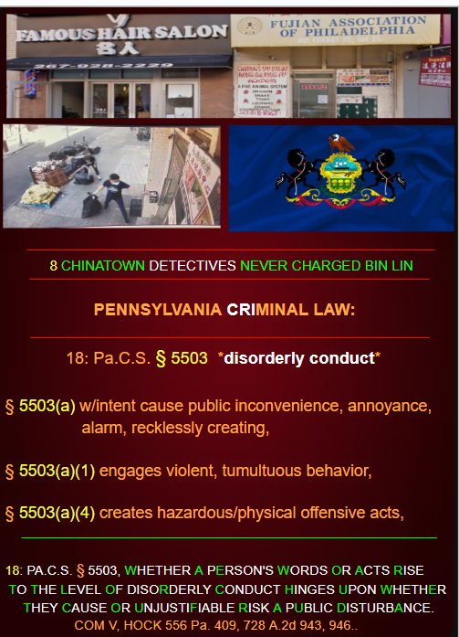 LM04121977's tweet photo. https://t.co/NlHnkWCPqY office using Pa. crime code as in instrument of crime against Louis Mouratidis &amp; its communities.
Philadelphia courts engaged in all fraud activities, while man refused to be framed by whole city,
204: Pa. Code Sec. 31.4: (a)(c) judicial Edu. inoperative https://t.co/ZBF1qgI8bo