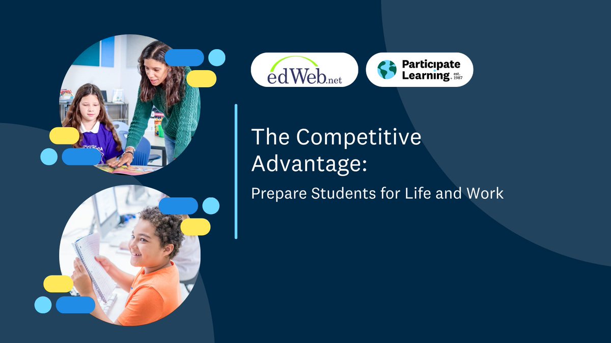 ParticipateLrng's tweet image. Tomorrow’s jobs are being shaped in today’s classrooms. 🌎✨

Hear how district leaders from NC, NM, and TN are designing programs that blend bilingualism, career readiness, and real-world learning in The Competitive Advantage: Prepare Students for Life and Work.

🎥 Watch the…