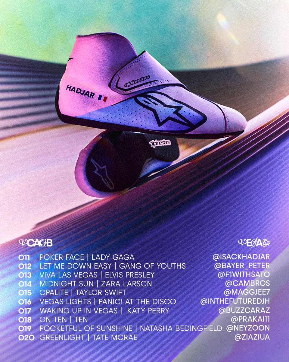 TenBase_'s tweet photo. 'ON TEN' is the 4th #TEN track to be added to this year's #F1 Garage Playlists 🏁

'Waves' - #AustrianGP
'Enough For Me' - #BritishGP
'Flash' - #MexicoGP
'ON TEN' - #LasVegasGP https://t.co/XySy55cLZi
