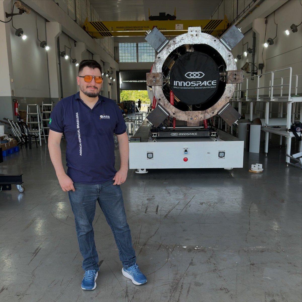 CHEGUEI PERTINHO DO HANBIT NANO!
Pude conhecer o trabalho da <a href="/innospacecorp/">innospacecorp</a> no Centro de Lançamento de Alcântara hoje, inclusive vendo o foguete de muito perto.
Agora é torcer para que ele voe ainda em 17 de dezembro!