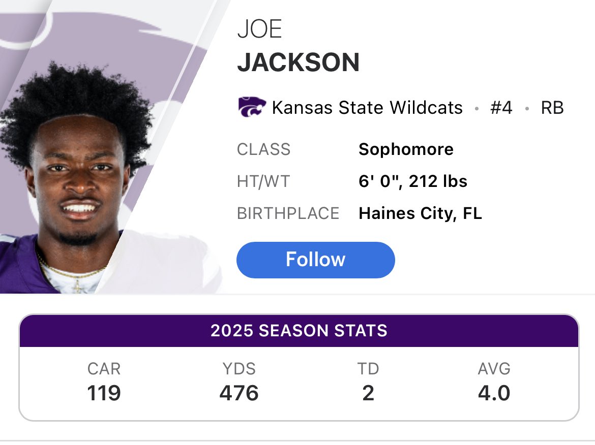 AMarkham_UN's tweet image. This was Joe Jackson’s season stat line before the Utah game today…