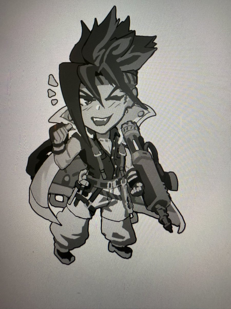 PoopChanBoxChan's tweet photo. Anton Acrylic/Sticker WIP~ https://t.co/WE6jgKixkt