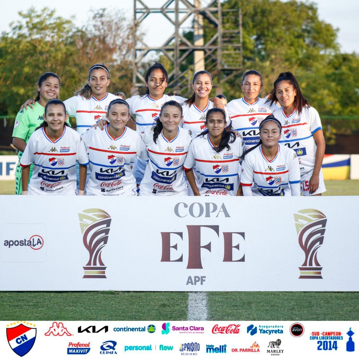NacHumaFem's tweet photo. #CopaEFe 🏆 

Fecha 5 /Zona A

¡Final del partido!

 #𝗡𝗔𝗖𝗜𝗢𝗡𝗔𝗟𝗛𝗨𝗠𝗔𝗜𝗧𝗔 3 🆚️ 3 Tembetary
Goles: 16' Delci Serafini, 52' Lorena Baéz y 87' Ingrid Riveros.

#𝗩𝗮𝗺𝗼𝘀𝗖𝗵𝗶𝗰𝗮𝘀🙌🏻 https://t.co/prJNnY1XTz
