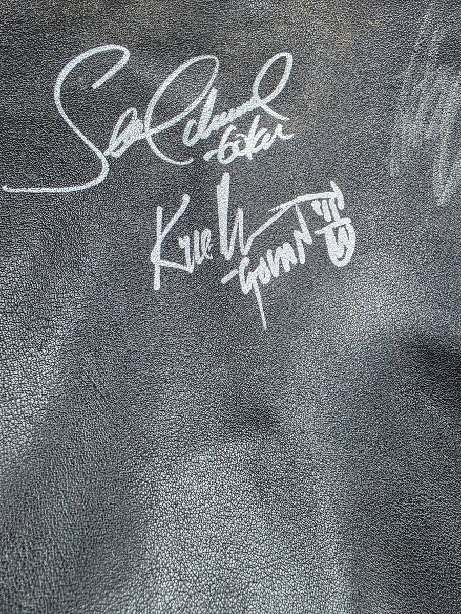 deviantviking's tweet image. Thank you @kylehebert my life has always been DBZ and Hell Bent For Leather.