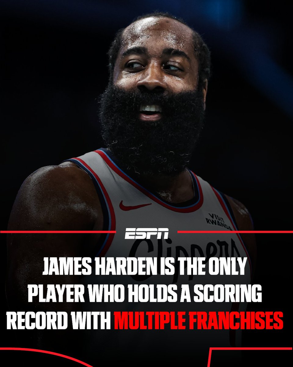 James Harden currently holds the single-game scoring record for the Rockets and the Clippers 🔥 