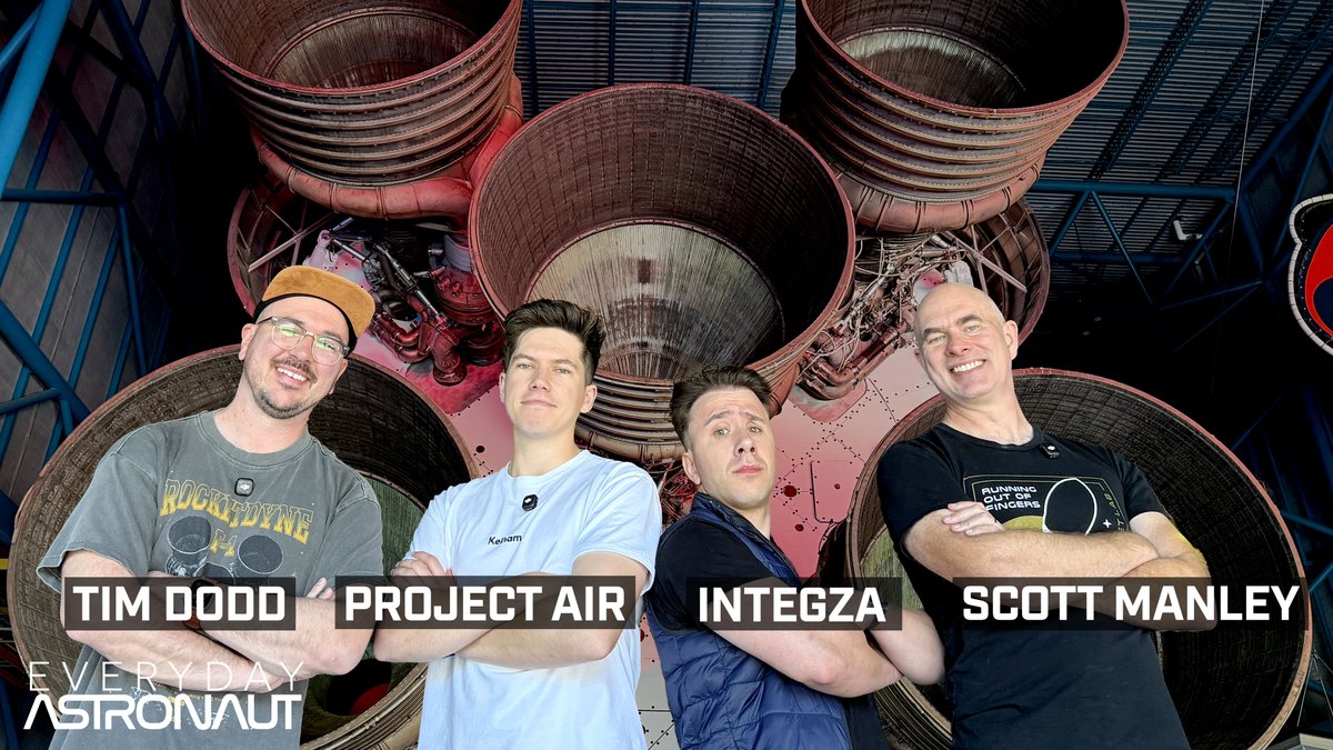 Erdayastronaut's tweet image. NEW VIDEO!!! Join me along with Scott Manley (@DJSnM), @JamesWhomsley (Project Air) and Joel Gomez (@Integza__) for a deep dive tour of Kennedy Space Center Visitor Complex!!! - youtu.be/GceWg6PQMTU