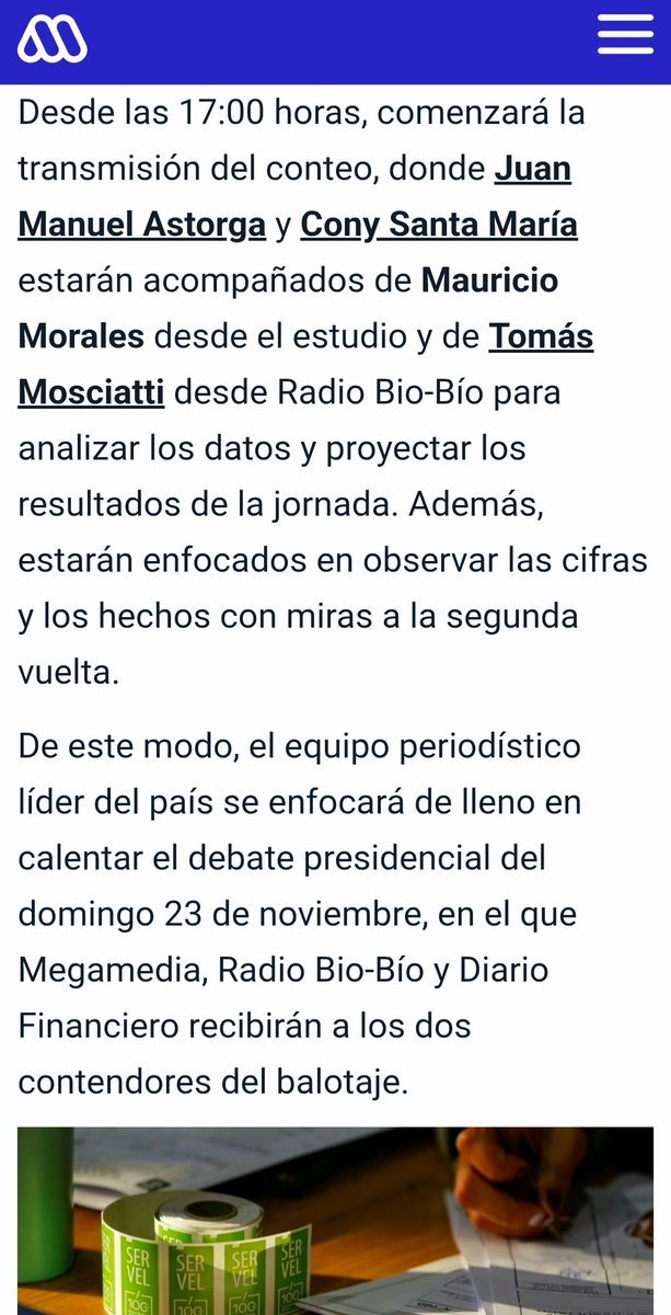 Que José Antonio Kast no diga que este Domingo no habia ningún debate