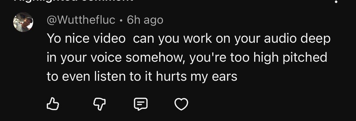 hyperpsykick's tweet image. “Hey man can you completely change the way your voice is”

Had to share the weirdest comment I’ve gotten 💀