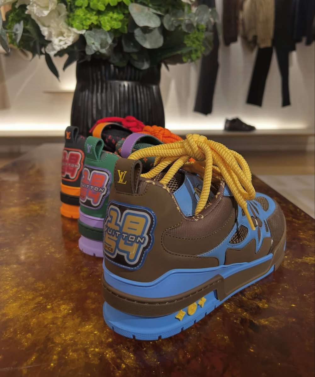 Ovrnundr's tweet image. First Look: New Louis Vuitton Skate Sneaker Colorways (2025) 🌈 🛹

📷 @Wespeso