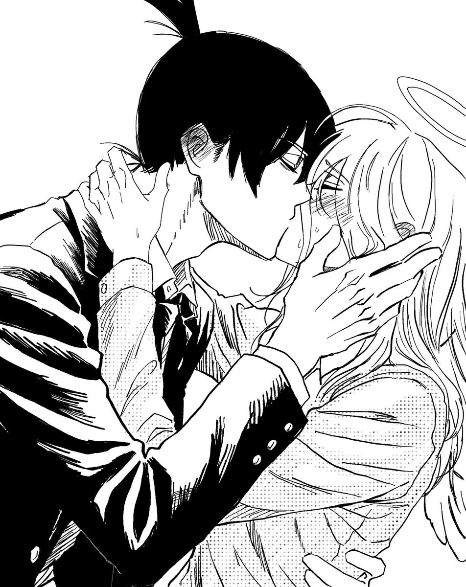 toastoevsky__'s tweet image. 아키천사 키스