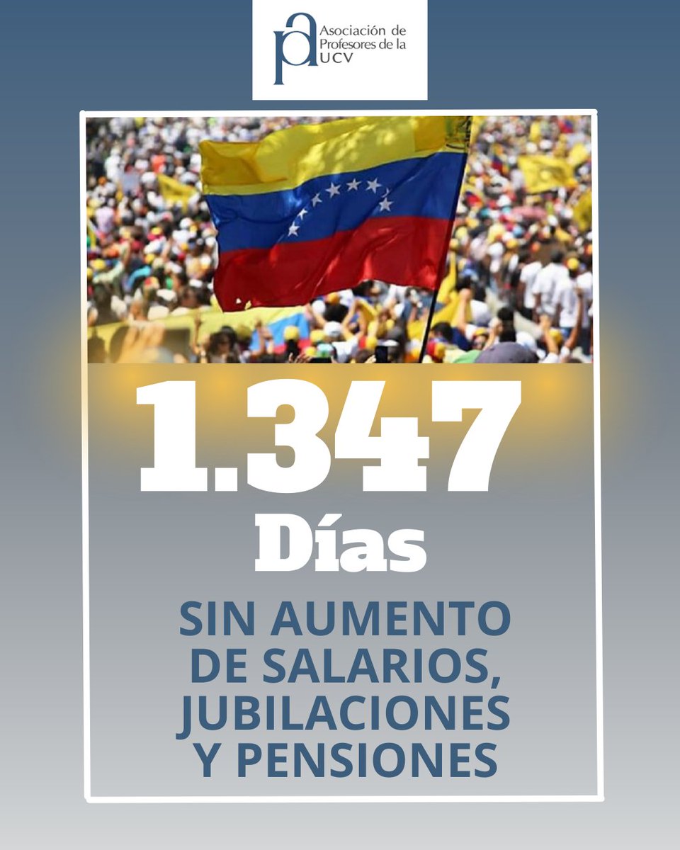 #UCV #Profesores #SalariosDignosYa #BonoNoEsSalario