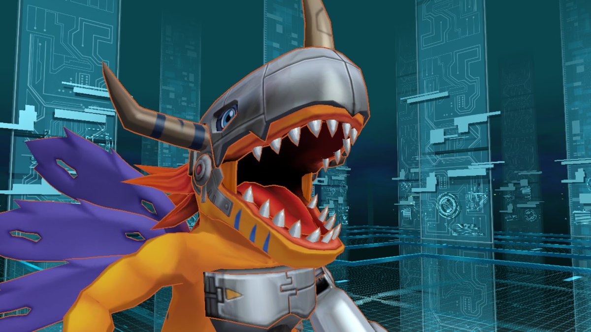 TheVortex794's tweet image. MetalGreymon and Lillymon. I decided to evolve my Togemon into Lillymon. Nice to have a healer on the team lol.