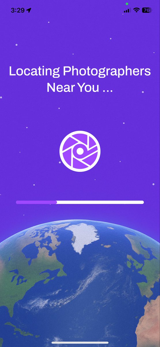 IntoCode's tweet image. Went from 0-100 today on this loading page. The @Qwick_Pix  logo spins and the progress bar fills incrementally. 

It’s super smooth with custom logic and @reactnative animated.