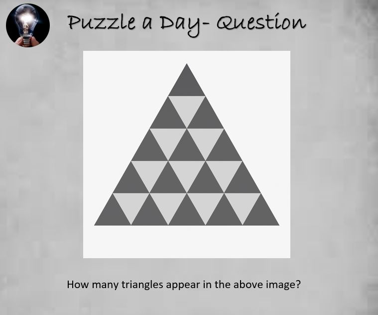 PuzzleADayBlog's tweet image. Puzzle: How Many Triangles Appear In This Image?

#puzzle #puzzles #puzzleaday