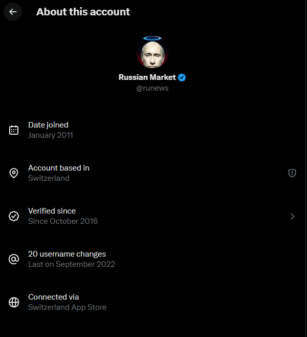 BorgFella420's tweet photo. Suprise suprise! Another russian propaganda account that loves russia so much they have to live in the decadent and degenerate West! https://t.co/MdNLZJHsuF