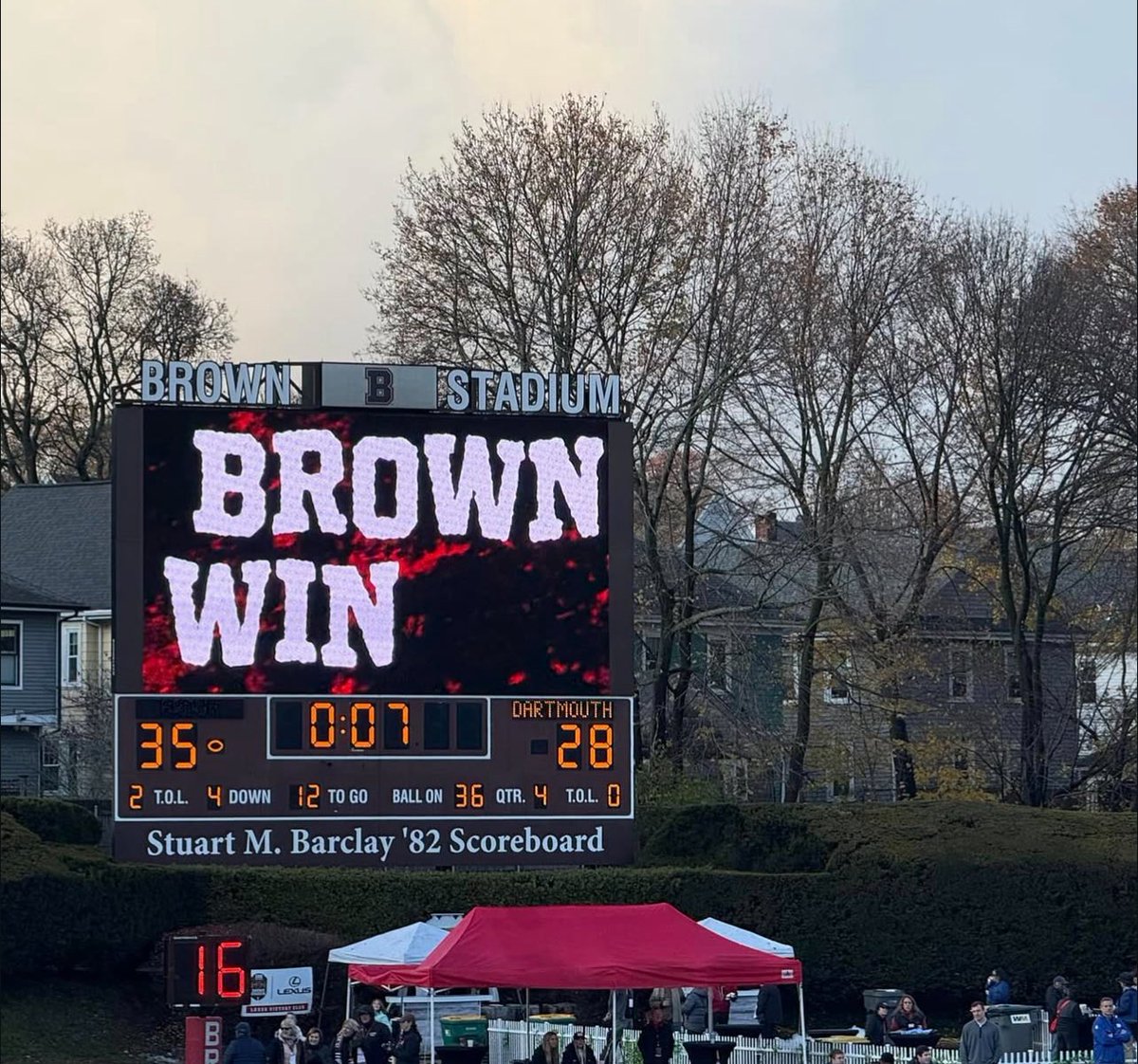 Appreciate <a href="/BrownU_Football/">Brown Bears Football</a> for having me today. It was great talking with <a href="/CoachPXMurphy/">Patrick X Murphy</a> after the game. Thank you to <a href="/BrownHCPerry/">James Perry '00</a> &amp; the staff for making me feel welcome. Excited to keep building the relationship.
#GoBruno! <a href="/HatfieldQuin/">Quin Hatfield</a> <a href="/Jdjacks45/">Joshua Jackson</a> <a href="/ccesfootball/">Christ Church Football</a> <a href="/windham_john/">John Windham</a>