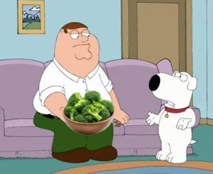 HoshiNoCosmo's tweet image. &quot;Peter, what are you eating?&quot;
&quot;Broccoli.&quot;
&quot;YUUUUCKYYYYY 🤢🤮&quot;