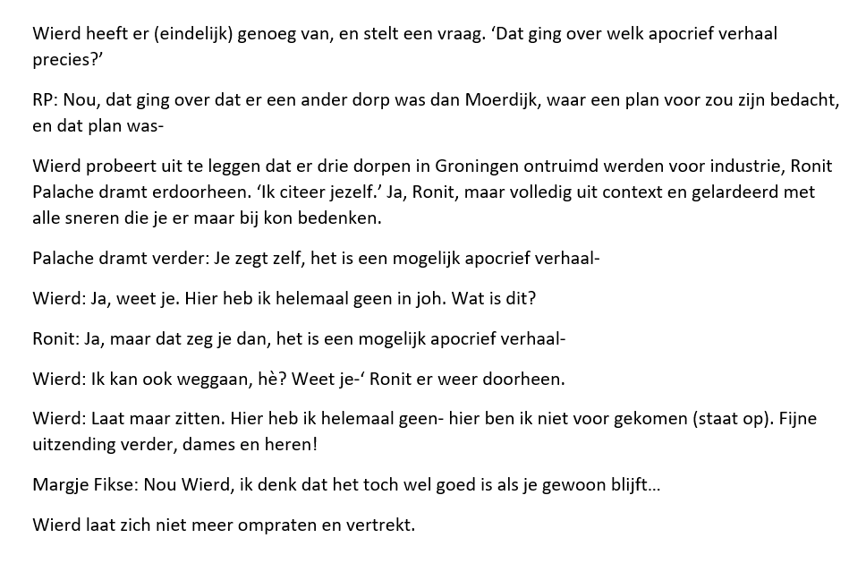 Repelsteeltje21's tweet image. Feeks schijnt een verboden woord te zijn, maar toch kwam het even bij me op.
Dit👇 is wat Ronit Palache in 2 minuten presteerde.
Zelden zo'n onbeschofte behandeling gezien.🚮
En ja, @wierdduk liep weg.
Groot gelijk.
npo.nl/start/serie/di…