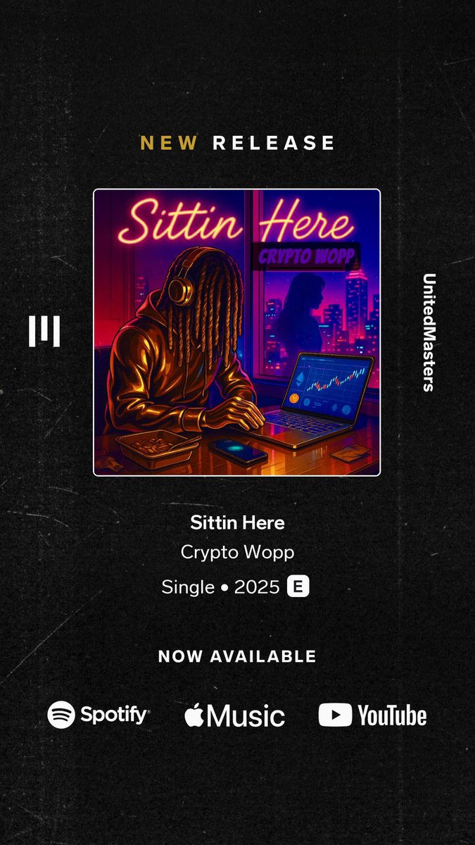 CryptoWoppp's tweet photo. 🤴Crypto Wopp💵 - Sittin Here📈 https://t.co/Q6AgZNi0DG https://t.co/RwnYqa3OYV