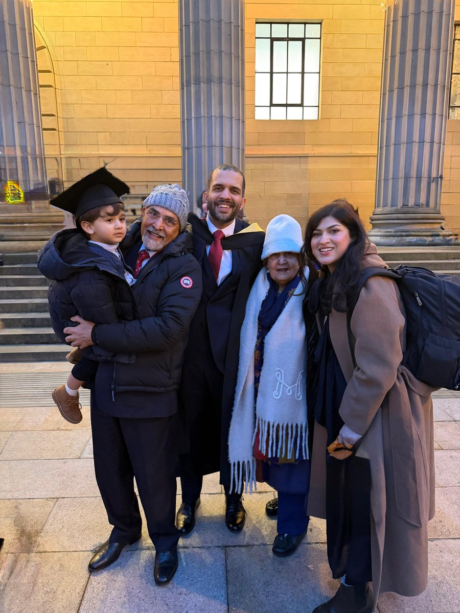 Grateful to have graduated with my Master’s in Medical Education today.

It really takes a village, thank you to my wife, my little boy Eesa, my parents, and my mentors for lifting me through this journey.

Onwards, with gratitude. 🙏