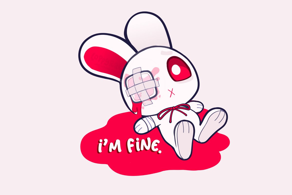 「I'll bounce back! I always do!」|Loppy Rae: Shop open!のイラスト