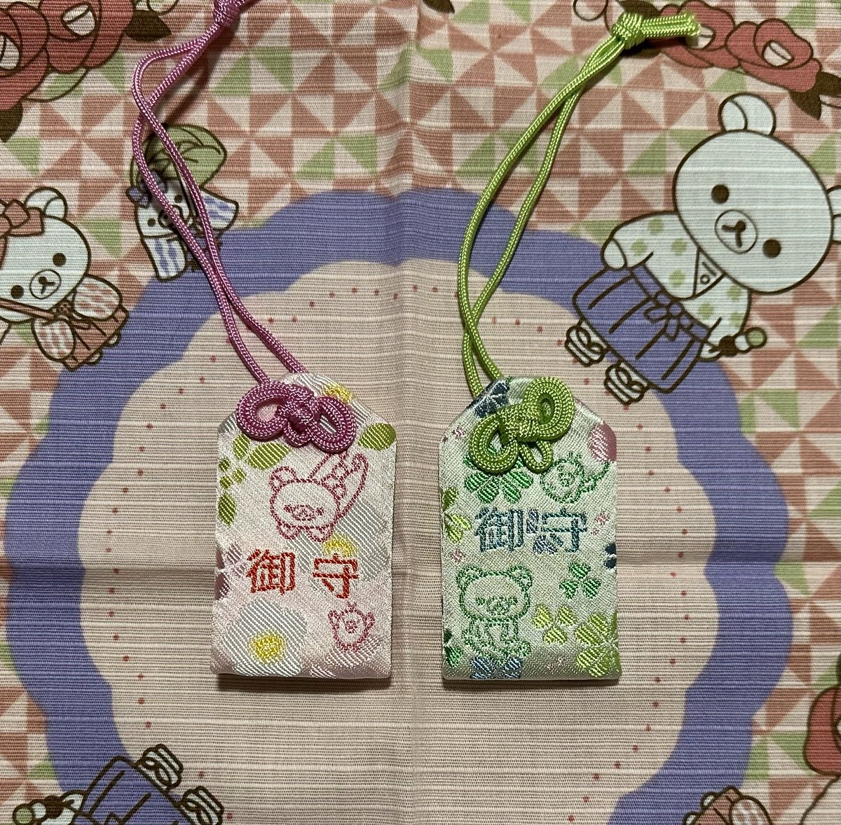 熊御守り 親兄弟が観光旅行で上京してきてまして、私どもがツアーコンダクターを