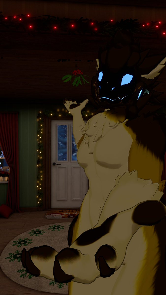 Would you join him under the mistletoe?