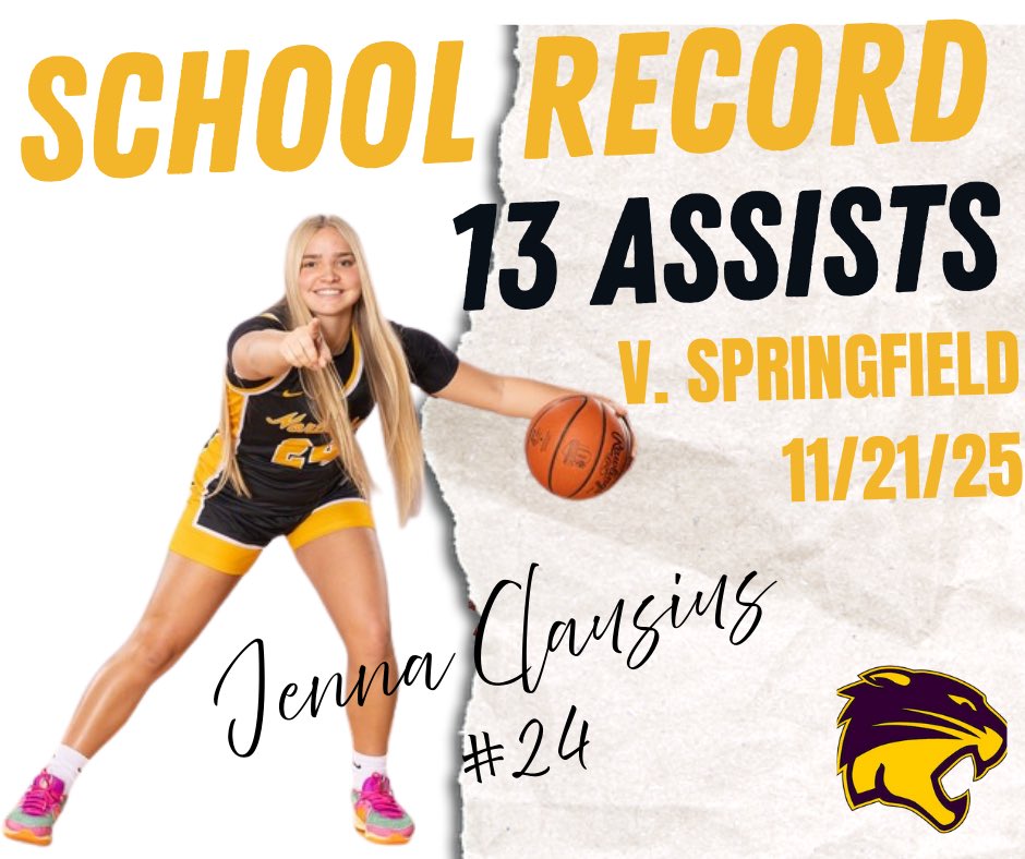 Last night Jenna Clausius tied a school record with 13 assists in a single game! Jenna has seemingly done it all in her career at Northview, but her ability and willingness to be a great passer has been a major factor in our success.  

Congratulations Jenna! <a href="/JennaClausius/">Jenna Clausius</a>