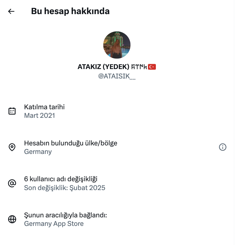 malikejder's tweet photo. Badem bıyıklı FETÖ abisinin yönettiği Atatürkçü görünümlü kadın hesabı da Almanya'da çıktı.. @ATAISIK_ https://t.co/GdWjem20P9