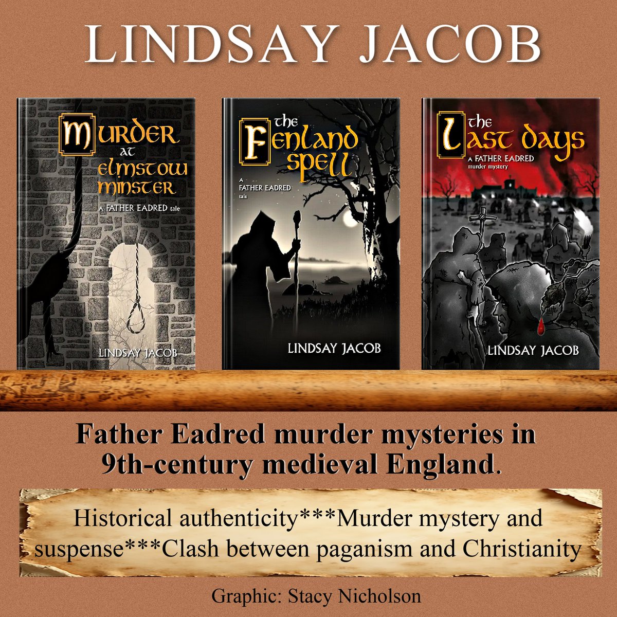 Lindsay_Jacob_'s tweet image. ‘Masterful build up of suspense and intrigue.&apos; Thinking of presents for others or yourself? Why not plunge into some absorbing medieval murder mysteries! 
mybook.to/4Njbe6e
mybook.to/Td70Yp1
mybook.to/xtpqkWq
#Christmasgifts #histfic #LiteraturePosts #Review