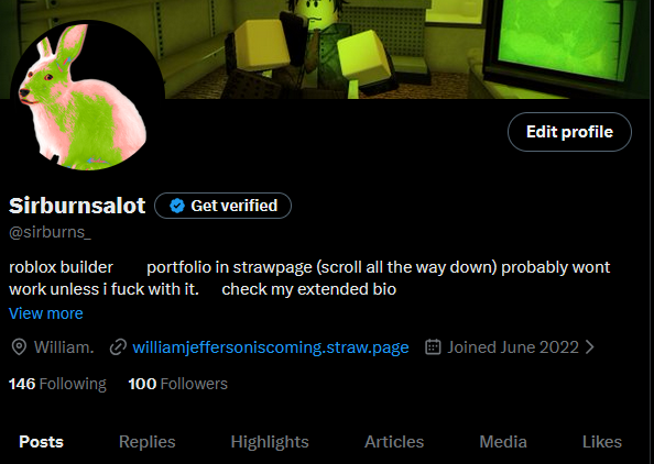 Sirburnsalot tweet media