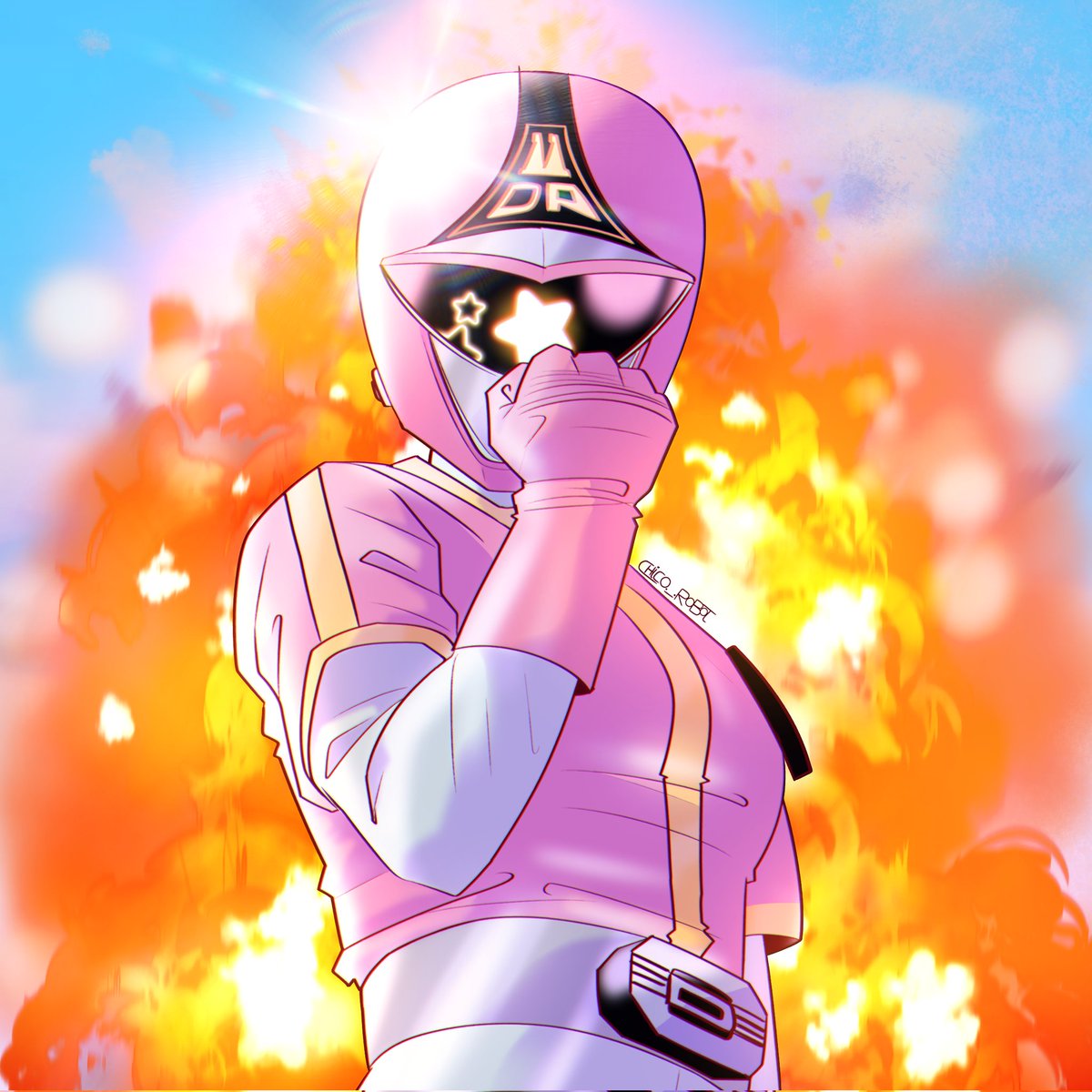 chicorobot_'s tweet image. 💥💖✨️ #dynamic #supersentai #Gozyuger #PowerRangers #tokusatsu #toku