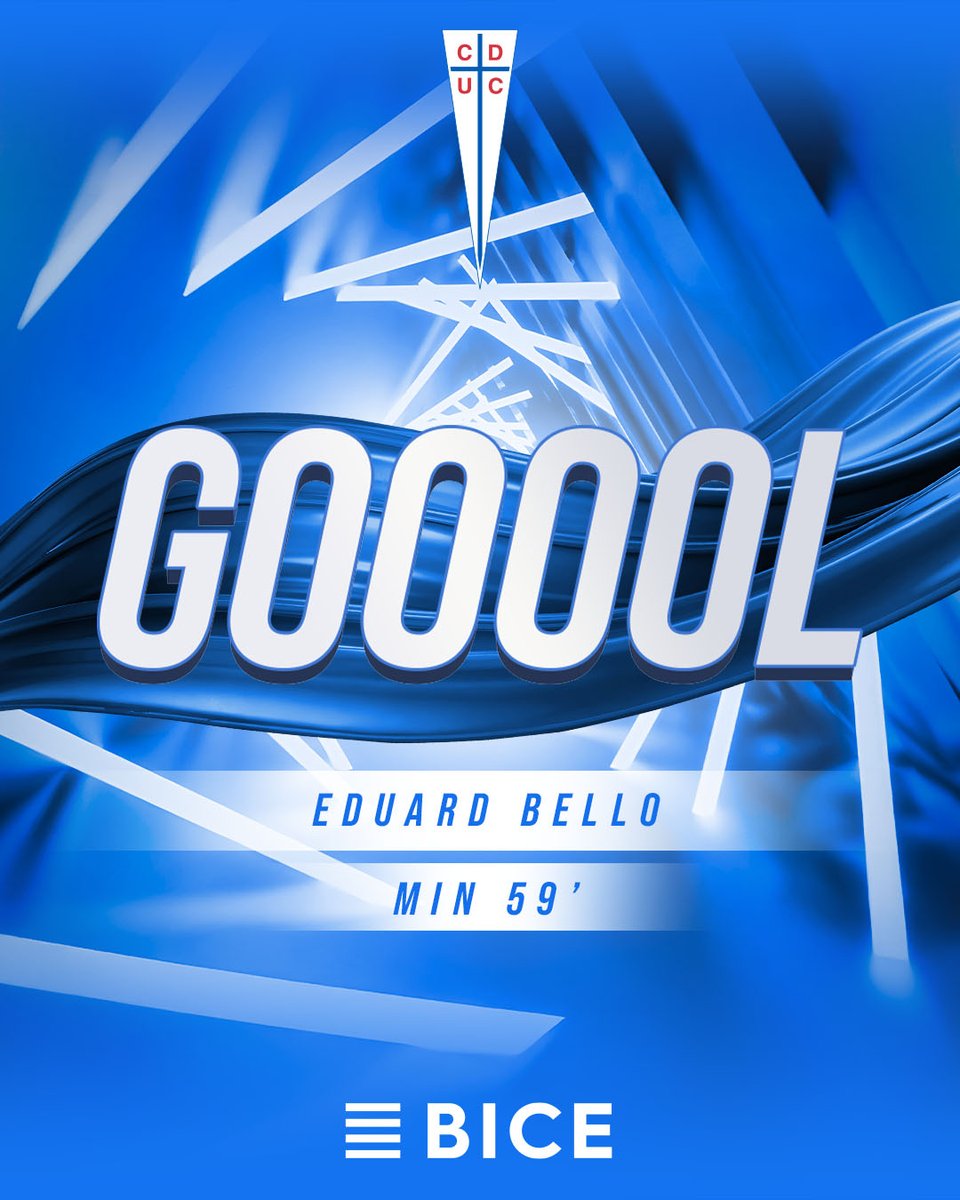 ¡Gooooooool de #LosCruzados! ⚽️

¡EDUAAAAARD BELLOOOOO para el 2-1!

#GolBancoBICE